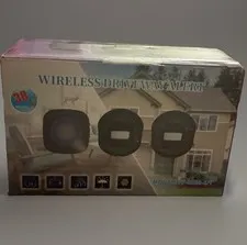 ADV-ONE Wireless Drive Way Alert System W/1 Indoor Receiver & 2 Outdoor Sensors