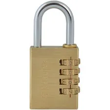 Faithfull Brass Combination Lock NL11 38mm