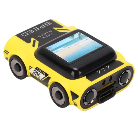 Car Shaped Keychain Camera 2K Video Recording 130° Wide Angle Thumb Sized C XPST