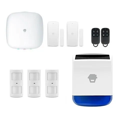 CHUANGO LTE-400 WiFi & 4G WIRELESS DIY SMART SECURITY ALARM KIT + SOLAR SIREN