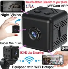 Wireless WiFi 4k Video Camera Smart Phone App Motion Detection Home Security Cam