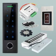 HOMSECUR Waterproof APP WIFI Fingerprint PIN Access Control Kit Touch Keypad