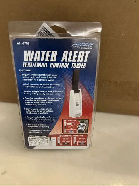 New Barracuda Water Detector Text Email Control Tower 691-3703