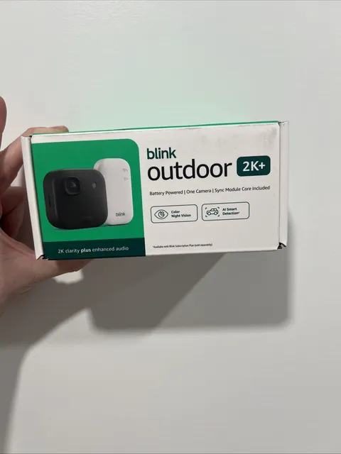 NEW Blink - Outdoor 2K+ Wireless Smart Security Camera, 2K video, Two-way audio