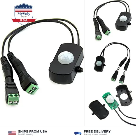RGBZONE Automatic Mini 5A PIR Infrared Motion Sensor Detector Switch | for LE...
