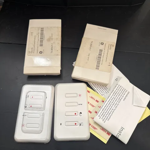 GE TX-3030-01-1 4-Button Flat Wall Wireless Touchpad Lot Of 2 New