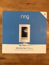 Ring Stick Up Cam Plug-In Indoor/Outdoor 1080p Wired Security Camera SHIPS ASAP