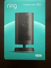 Ring Outdoor Cam Plus Battery-Black WiFi Security Camera