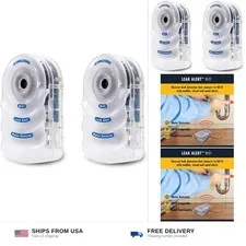Zircon Leak Alert WiFi- 2 Pack - Smart Electronic Water Detector Alarm with E...
