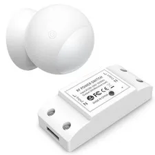 Wireless Motion Sensor Switch Kit with Split Sensor & Switch, PIR Motion Acti...