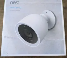 Nest Cam IQ Outdoor 1080p HDR NC4100US Security Camera, White, NEW-Open Box