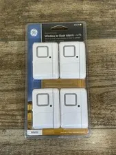 New! GE Personal Security Window/Door Alarm, 4-Pack, Battery Operated, 45174 