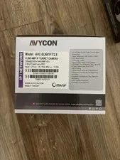 Avycon AVC-ELN41FT-2-8 4MP Network Outdoor IR Turret Camera 2.8mm Lens White