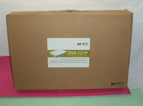 New Complete ACTi  ZNR-121P 8-Channel 8MP Standalone PoE NVR+ 2TB