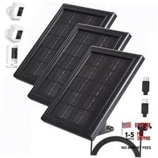 Ring Camera Solar Panel Charger, 5V 3.5W Solar Charger Compatible with Ring