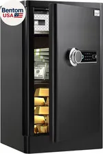 Deluxe Biometric Fingerprint Safe Box Smart Touch Screen Fireproof Safe for Home