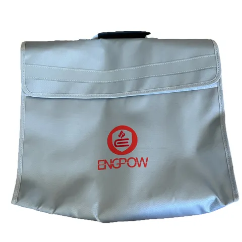 ENGPOW Fireproof Locking Document Bag With Lock NIP 16”x12”x4”