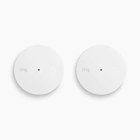 Ring Alarm Wireless Indoor Motion Sensor, Z-Wave Alexa, White 2-Pack