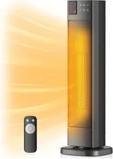 PELONIS Oscillating Ceramic Tower Indoor Space Heater for Home with Oscillati...