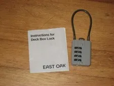 NIP DECK BOX COMBINATION LOCK