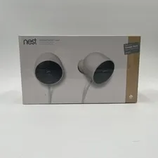 Google Nest Cam Outdoor Smart Security Camera (2-Pack) NC2400ES - Sealed NEW
