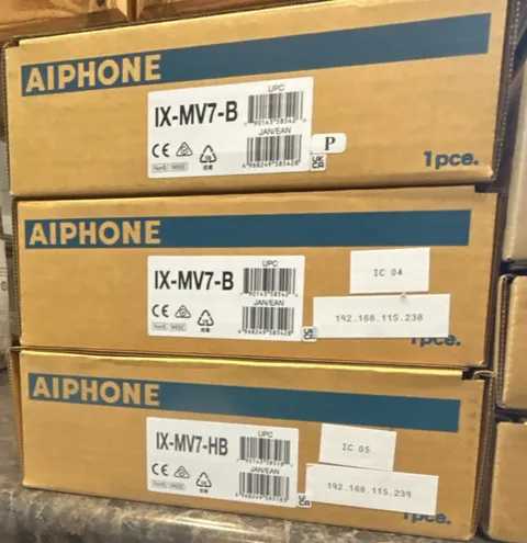 Aiphone IX Series Video Intercom Parts Lot IX-MV7-B IX-MV7-HB IX-DV IXGW-GW