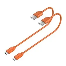 2-Pack Charger Cord Ring Video Doorbell 2020 2/3/3 Plus/4 Pro/Plus Micro Cable