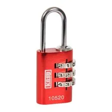 Kasp K10520REDD Aluminum Combination Lock 20mm Red