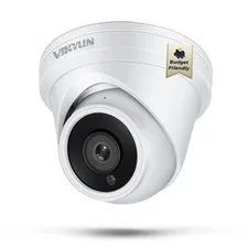 4K 8MP PoE IP Camera Outdoor, 4K PoE Turret Camera with Human Vehicle Detecti...