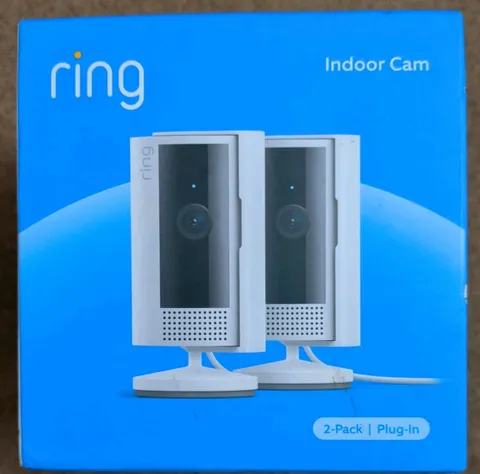 Ring 2nd Generation Indoor Plug-in 1080p Security Camera 2 Pack