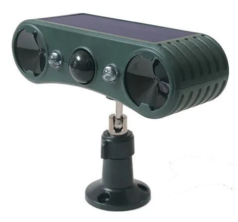 Premium Solar-Powered Motion Sensor Alarm With 130dB Siren Red Blue Strobe