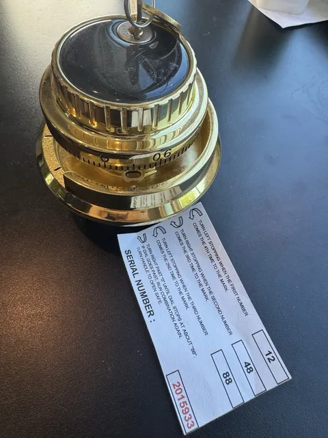 Model 3300 mechanical combo safe lock. 