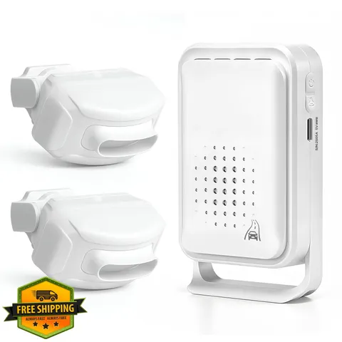 OUDAER driveway alarm, 1200ft, 1 receiver, 2 sensor