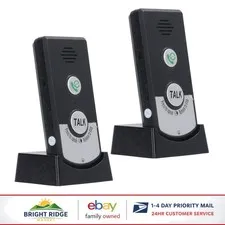 Rechargeable Wireless Intercom with Long-Range Signal for Indoor and Outdoor Use