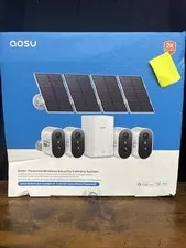 AOSU SolarCam Pro System 4 pack C7P2BH11 Solar Powered Security Camera (D1)
