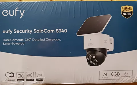 Eufy SoloCam S340 Outdoor Solar Security Camera w/ Dual Lens