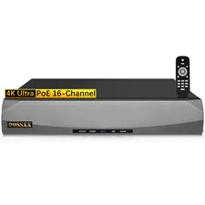 OOSSXX 16-Channel 4K POE NVR Without HDD