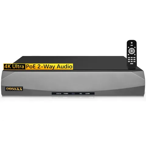 OOSSXX 4K 8-Channel POE NVR Without HDD