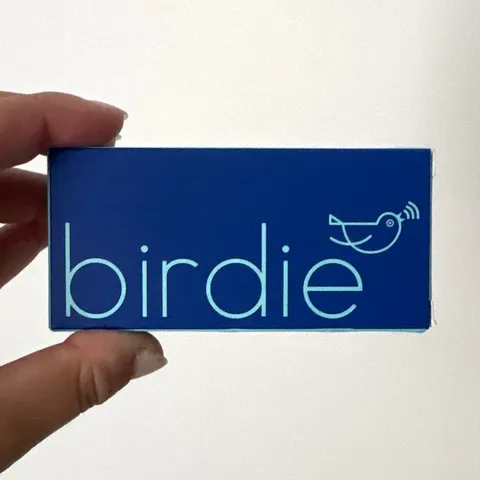 Birdie She's Birdie Personal Attack Safety Alarm, Battery Powered, Blue