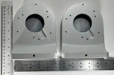 2 Pack PFB203W Wall Mount Bracket Aluminum Alloy Waterproof for Dome Camera