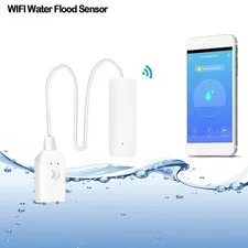 Smart Wi-Fi Water Leak Sensor Detector Flood Leakage Level Overflow Alarm C#