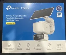 TP-Link - Tapo Wireless Floodlight Pan-Tilt Security Camera, 360° Viewing, 2K...
