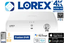 Lorex N910A62 NVR 4K+ 12MP HD+ 16 Camera Capable 8 Wired + 8 Fusion Smart 2TB ⭐️