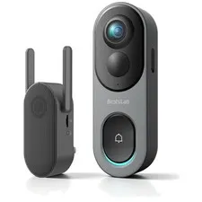 Wireless Video Doorbell Camera, 32GB SD, AI Motion Detection