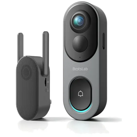 Wireless Video Doorbell Camera, 32GB SD, AI Motion Detection
