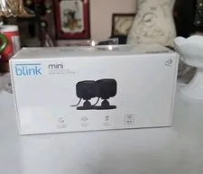 2 Blink Mini Indoor 1080p Wi-Fi Security Camera Amazon Alexa Compatiblity Black
