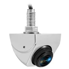 Backup Camera with Switchable Front View - 1080P Metal AHD, 170° Wide Silver