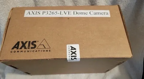 AXIS P3265-LVE Dome Camera- Manufacturer’s Warranty