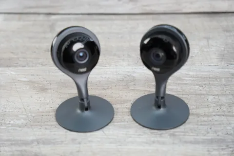 (2)Google Nest Cam Indoor Security 1st Generation NC1104US A0005 Camera UNTESTED