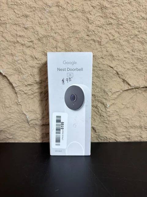 Google Nest Doorbell Wired 3rd Gen G6PPP 2K HDR 166° Snow Gemini Night Vision